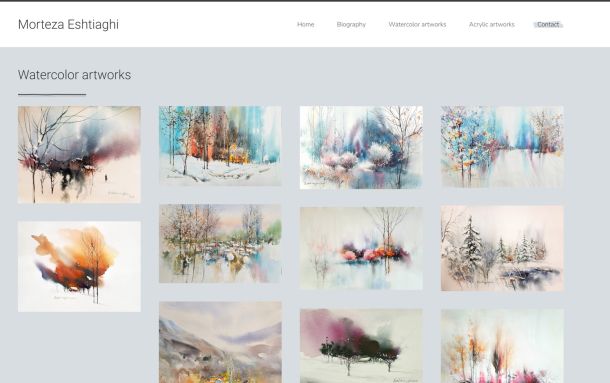 طراحی وب سایت استاد مرتضی اشتیاقی